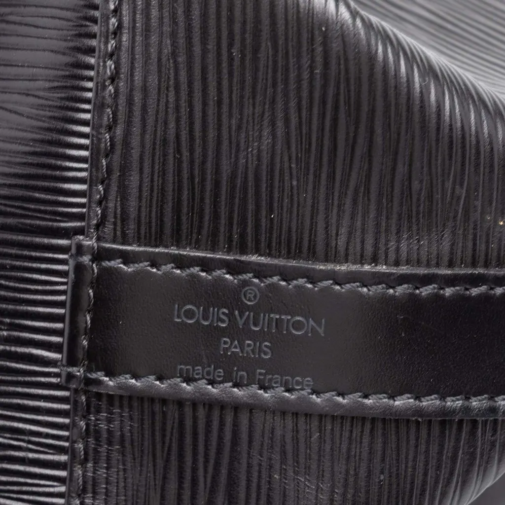 Louis Vuitton Epi Petit Noe Black Leather Good - Box View
