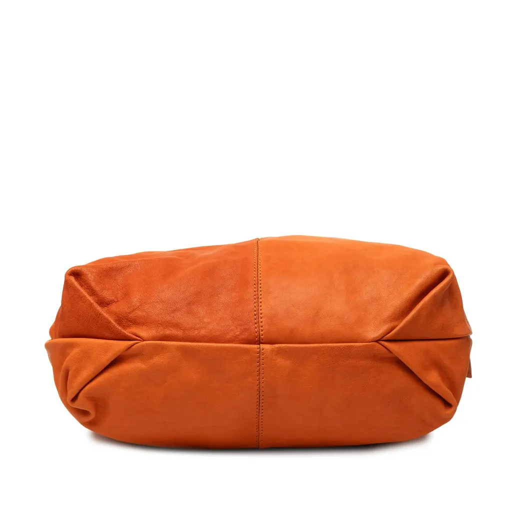 Givenchy Leather George V Tote Orange Leather Very good - Inside View
