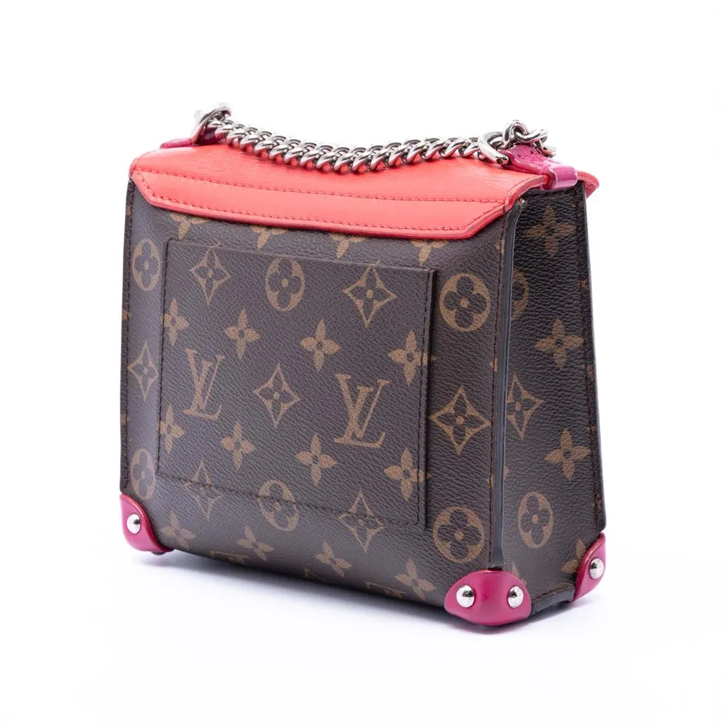 Louis Vuitton Monogram Tribal Mask Pochette PM Brown Very good - Back View