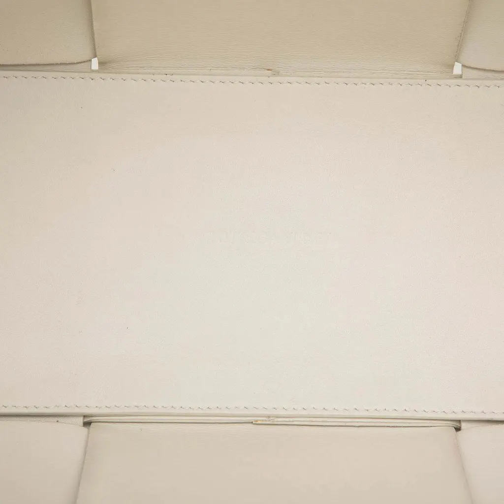 Bottega Veneta Medium Nappa Maxi Intrecciato Arco Tote White Leather Good - Box View