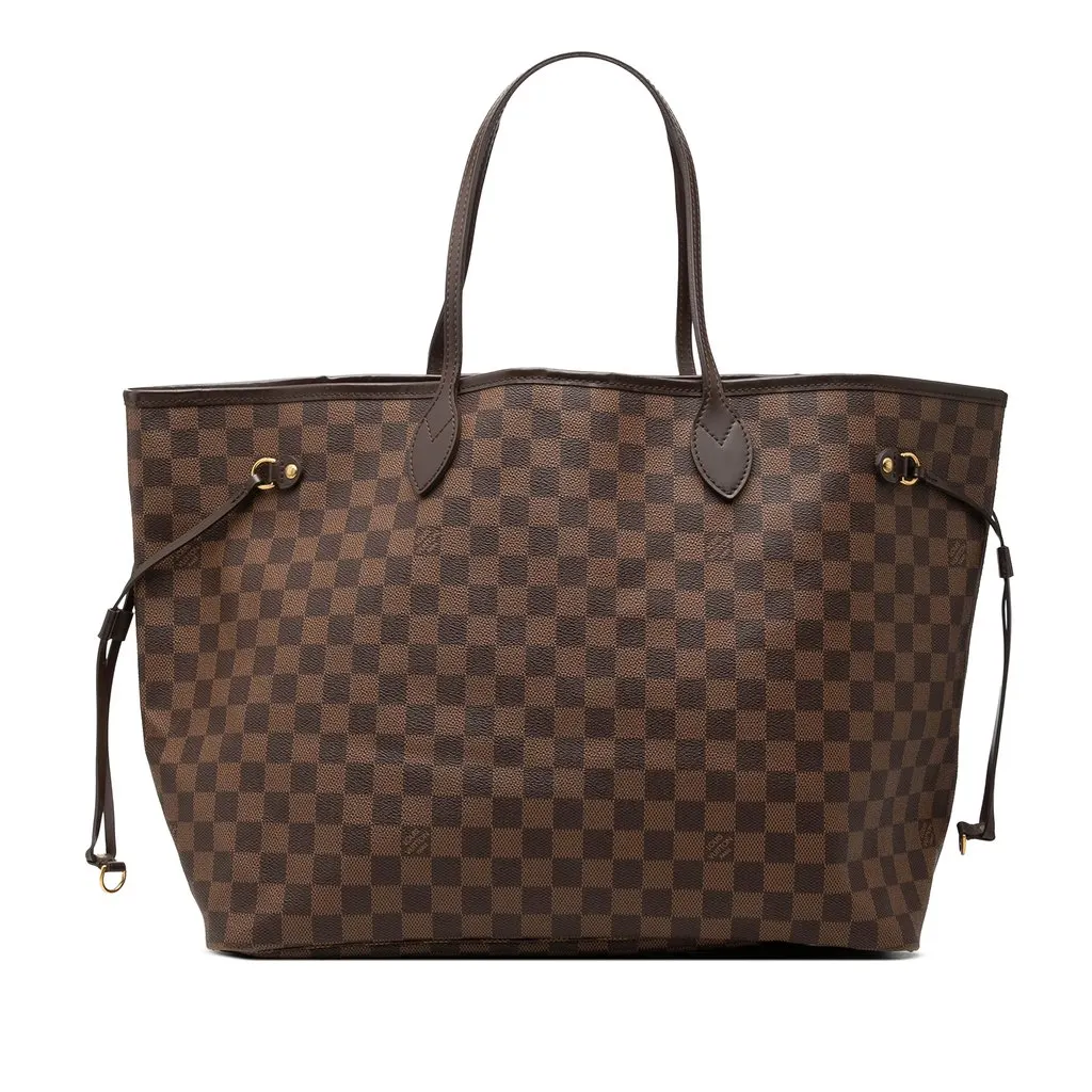Louis Vuitton Damier Ebene Neverfull GM Brown Very good - Front View