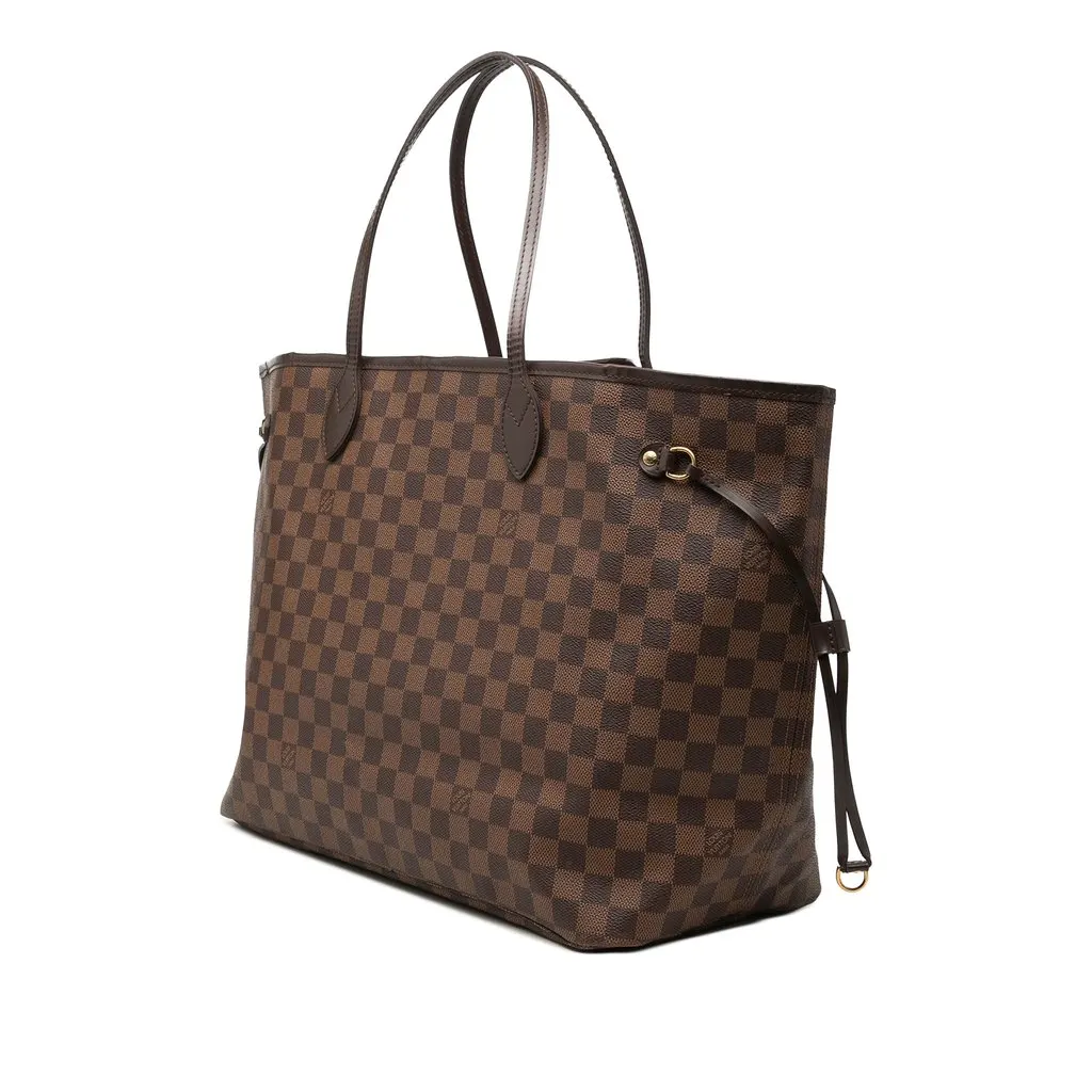 Louis Vuitton Damier Ebene Neverfull GM Brown Very good - Back View