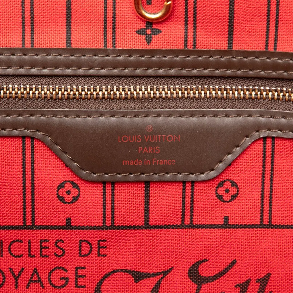Louis Vuitton Damier Ebene Neverfull GM Brown Very good - Box View