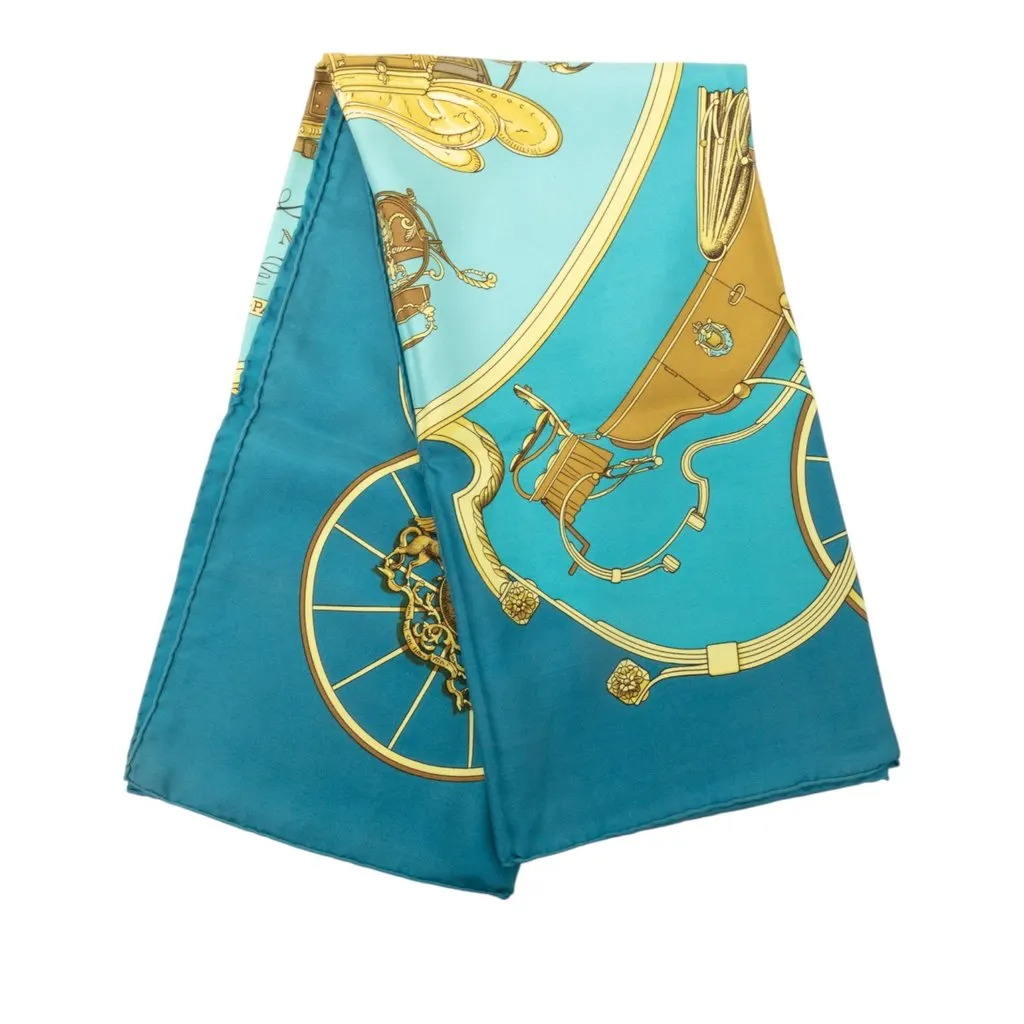 Hermès Springs Silk Scarf 90