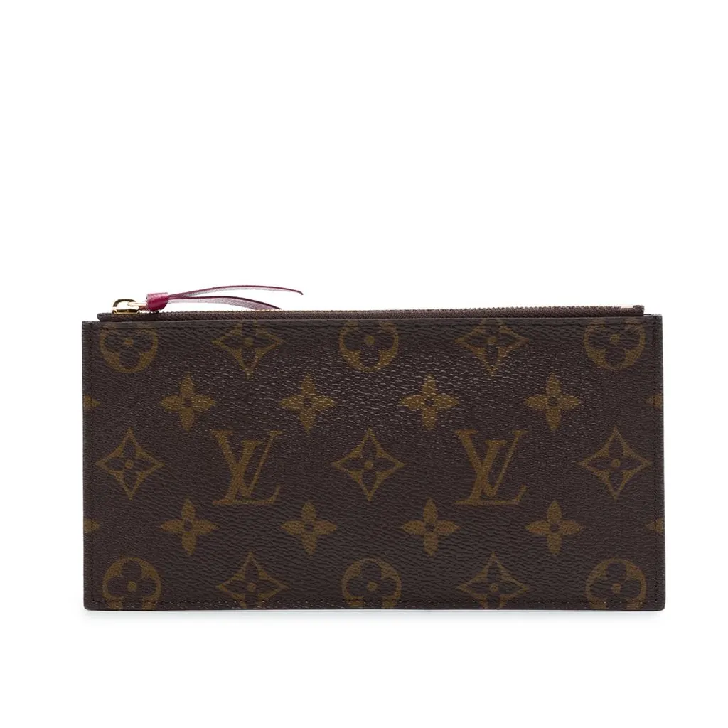 Louis Vuitton Monogram Pochette Felicie Zippered Insert Brown Very good - Front View