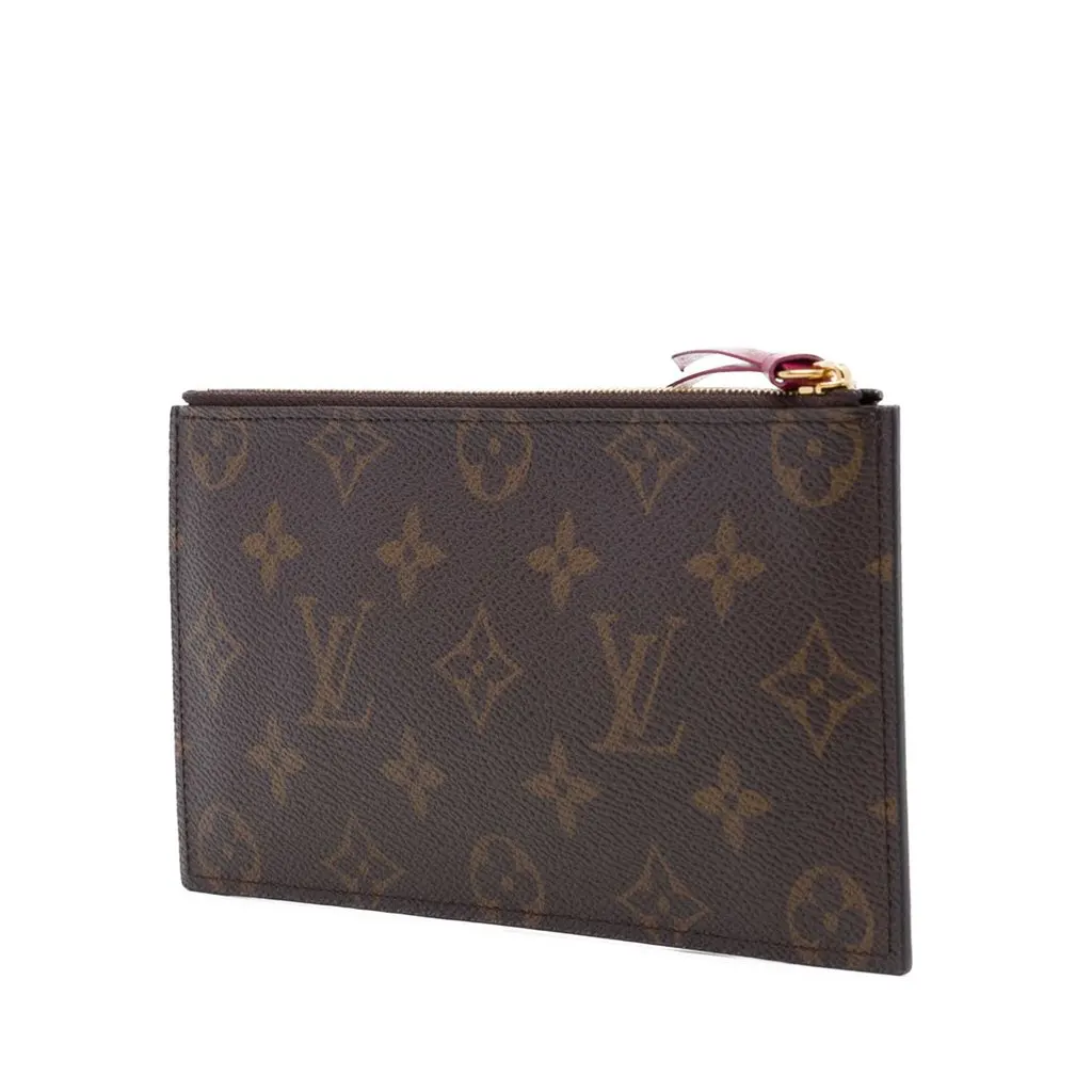 Louis Vuitton Monogram Pochette Felicie Zippered Insert Brown Very good - Back View