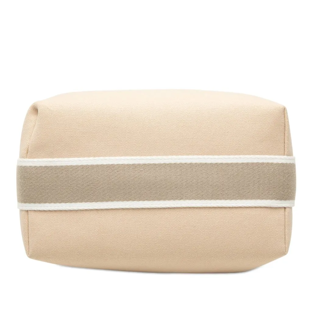 Hermès Small Toile Bride A Brac Case Beige Very good - Inside View