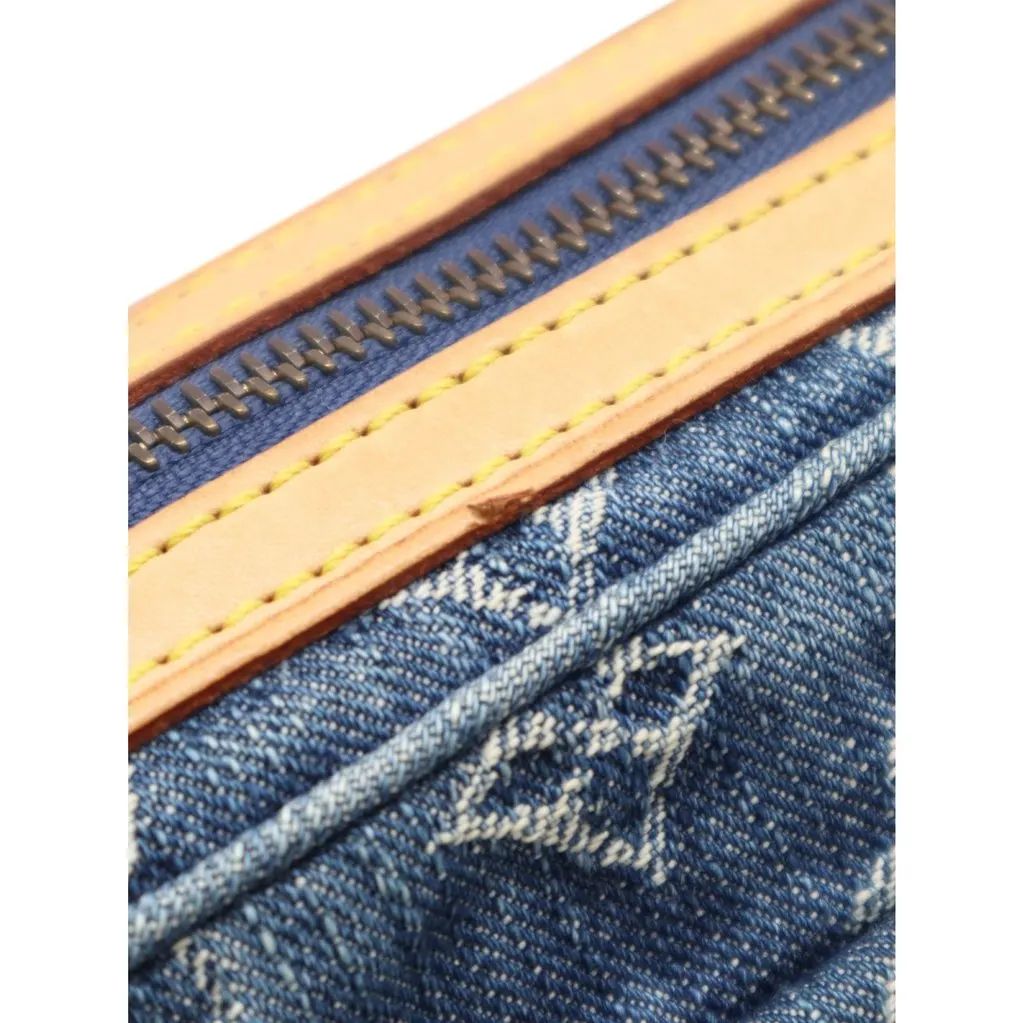 Louis Vuitton Monogram Denim Bum Bag Blue Denim Very good - Box View