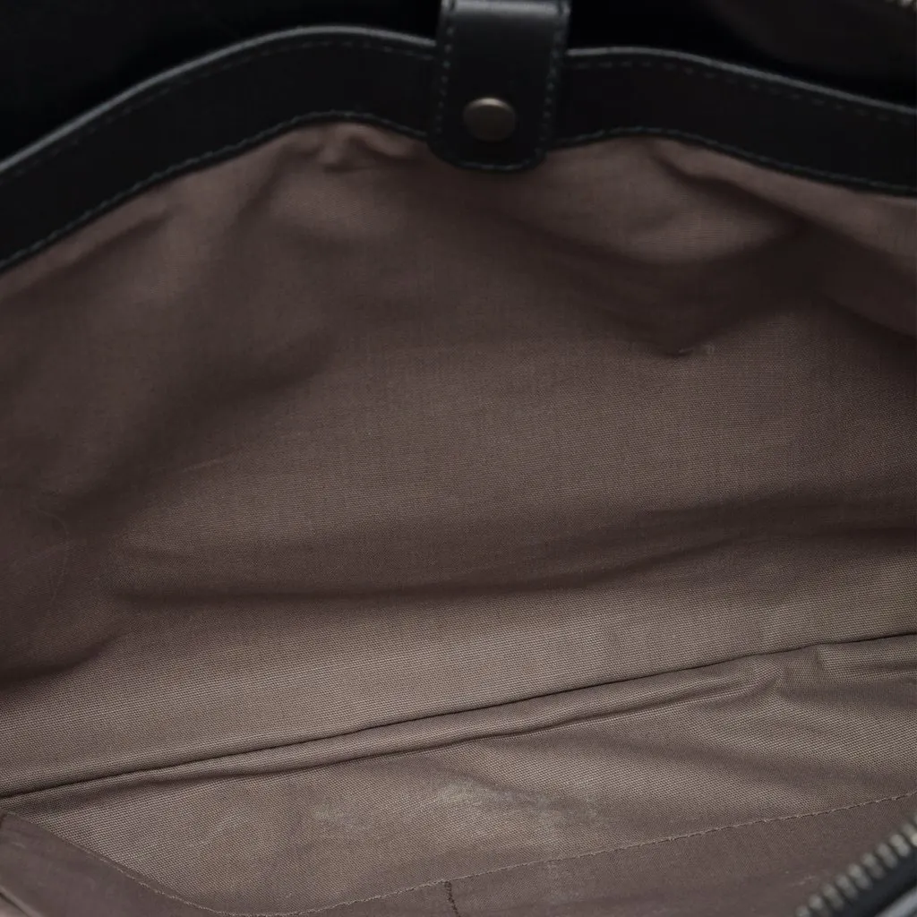 Bottega Veneta Nappa Intrecciato Metropolis Document Case Black Leather Very good - Model View