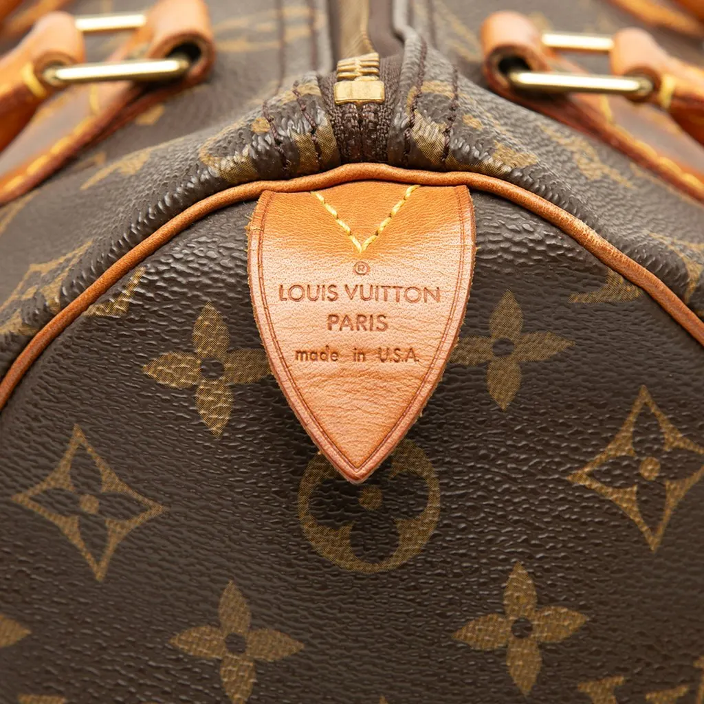 Louis Vuitton Monogram Speedy 25 Brown Canvas Good - Box View