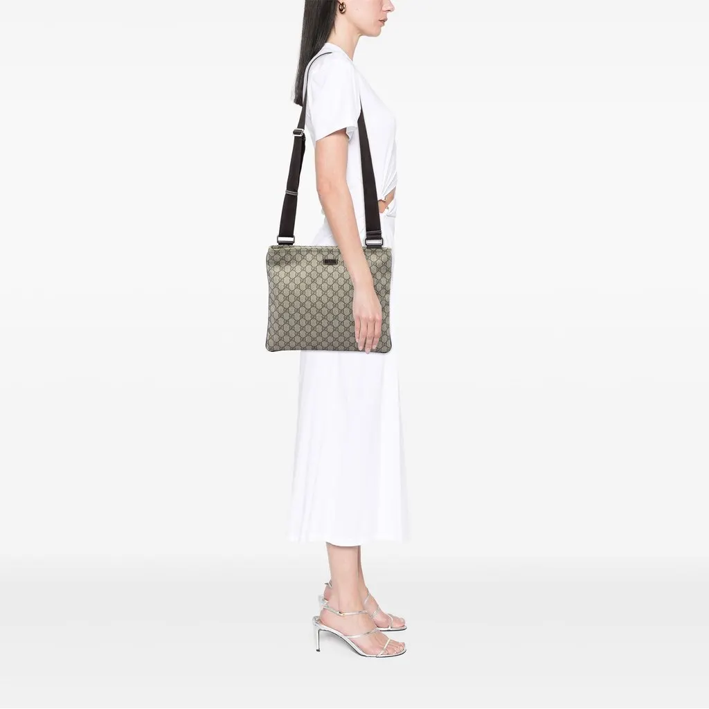 Gucci GG Supreme Crossbody Beige Canvas Very good - Box View
