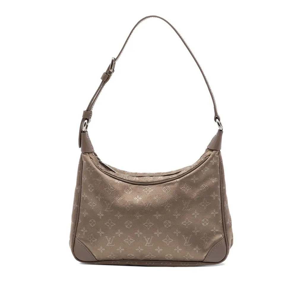 Louis Vuitton Monogram Mini Satin Boulogne Brown Very good - Front View