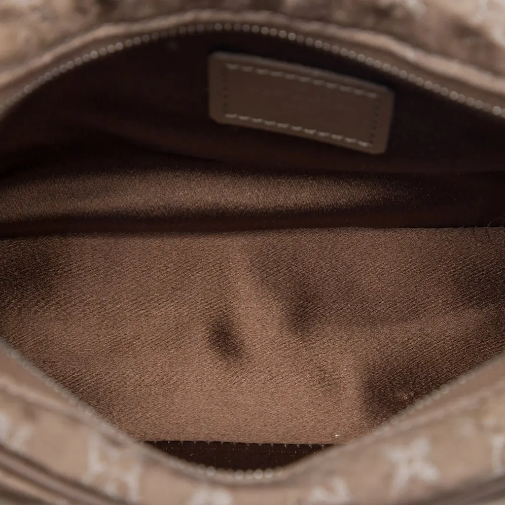Louis Vuitton Monogram Mini Satin Boulogne Brown Very good - Model View