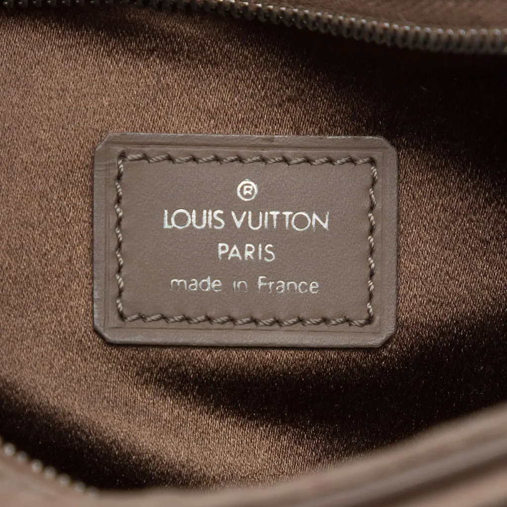 Louis Vuitton Monogram Mini Satin Boulogne Brown Very good - Box View