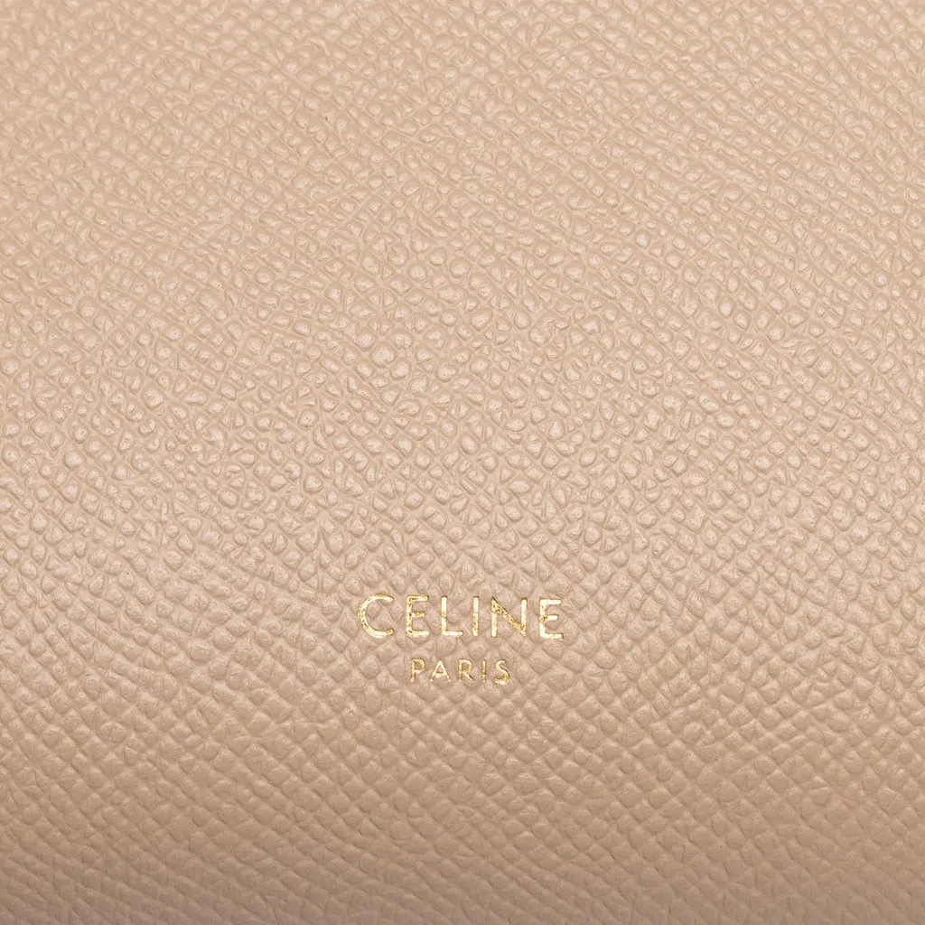 Celine Nano Grained Calfskin Belt Bag Beige Leather Good - Box View