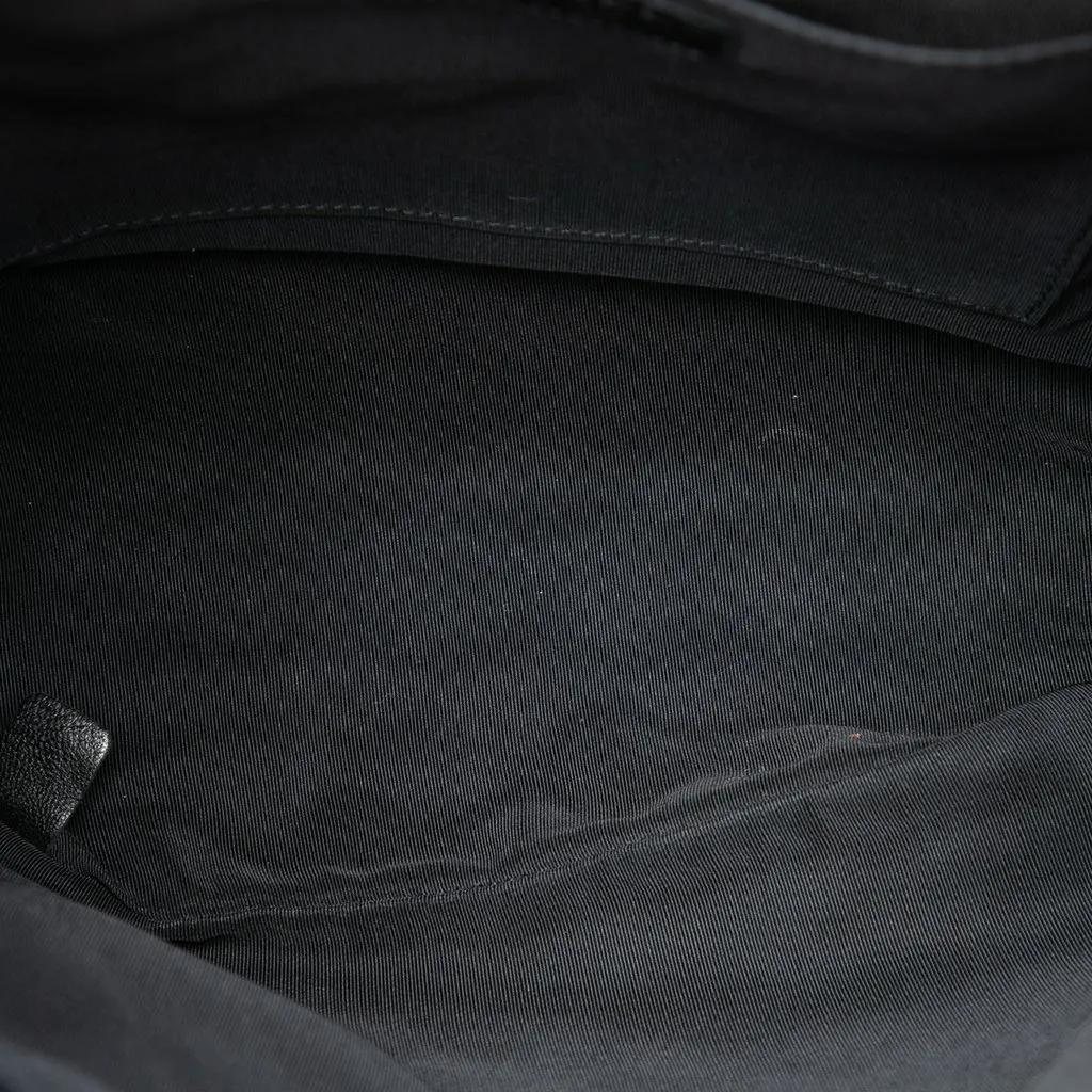 Chanel Large Quilted Lambskin Urban Spirit Backpack Black Leather Very good - Model View