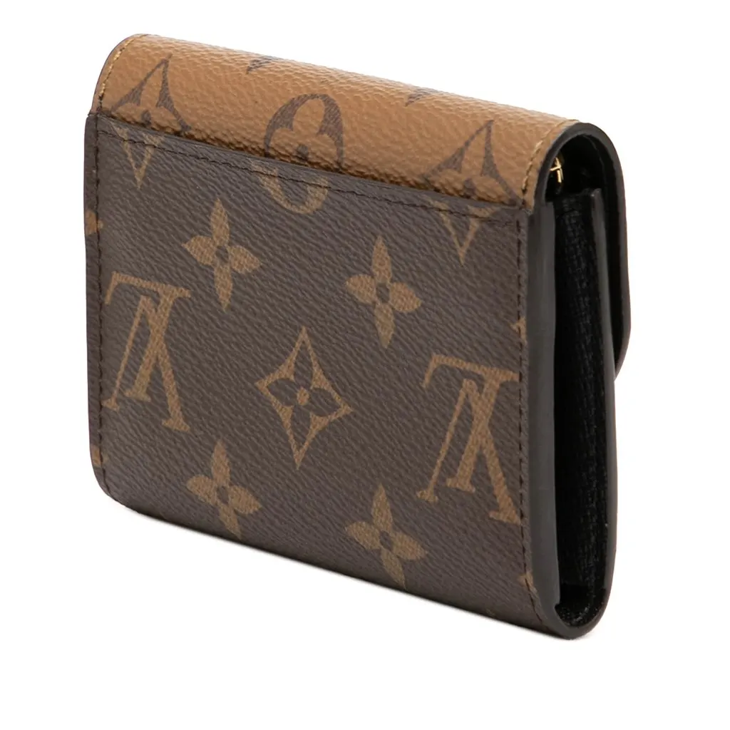 Louis Vuitton Monogram Reverse Rosalie Coin Purse Brown Very good - Back View