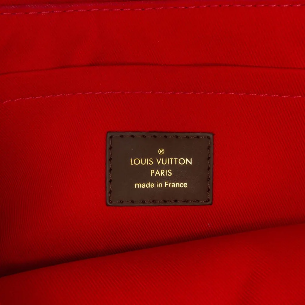 Louis Vuitton Damier Ebene Croisette Brown Canvas Good - Box View