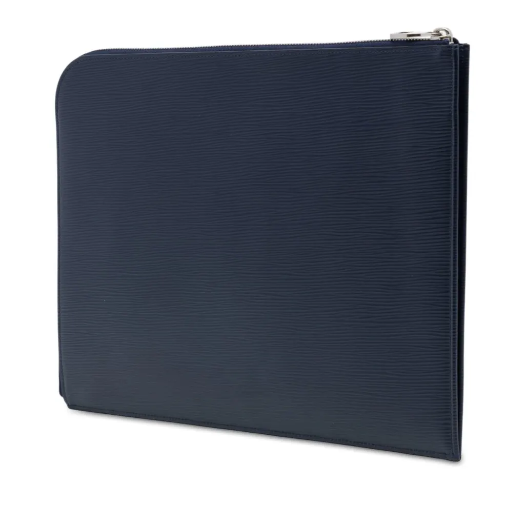 Louis Vuitton Epi Pochette Jour GM Blue Leather Very good - Back View