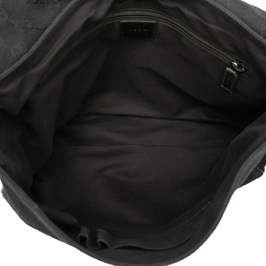 Gucci GG Canvas Crossbody Black Canvas Good - Model View