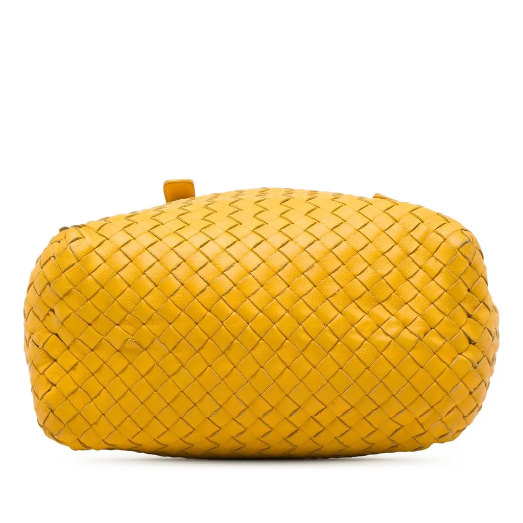 Bottega Veneta Nappa Intrecciato Tote Yellow Leather Very good - Inside View