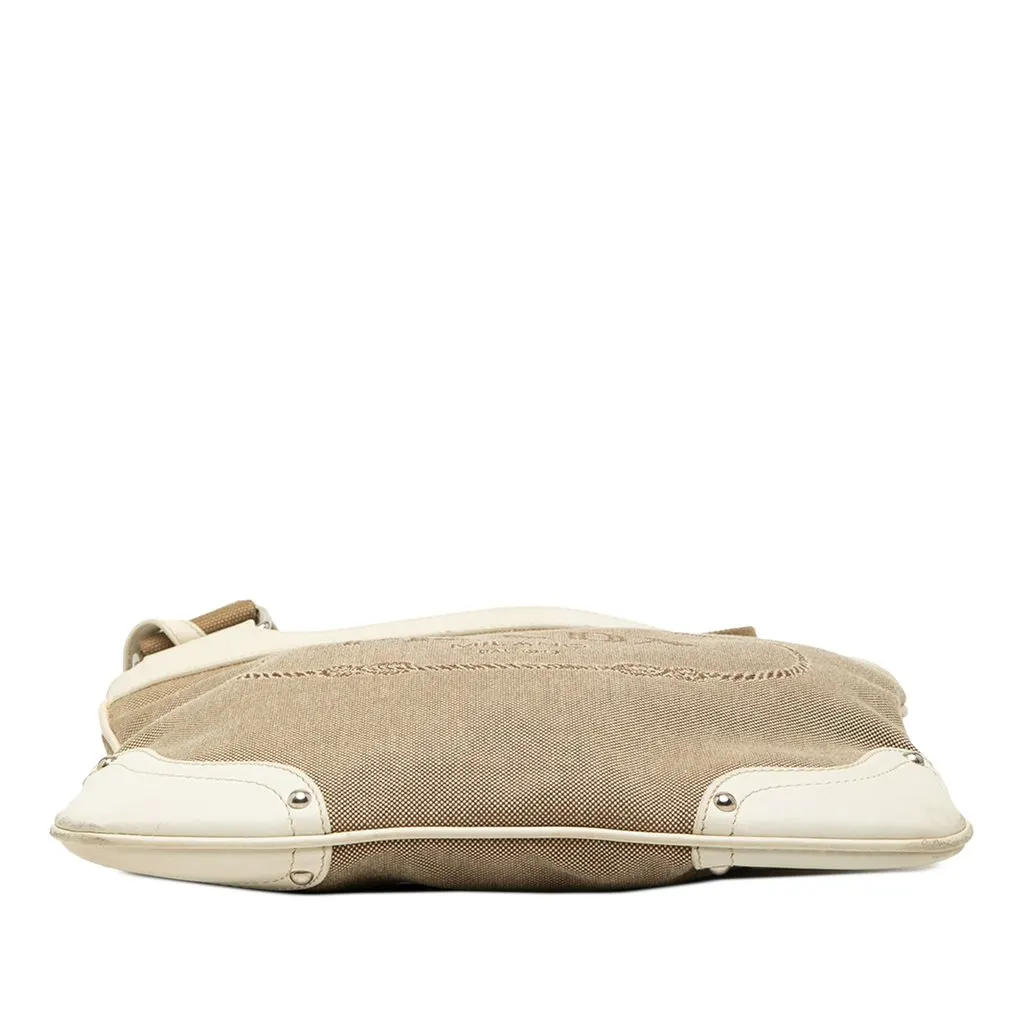Prada Canvas Canapa Logo Crossbody Beige Very good - Inside View