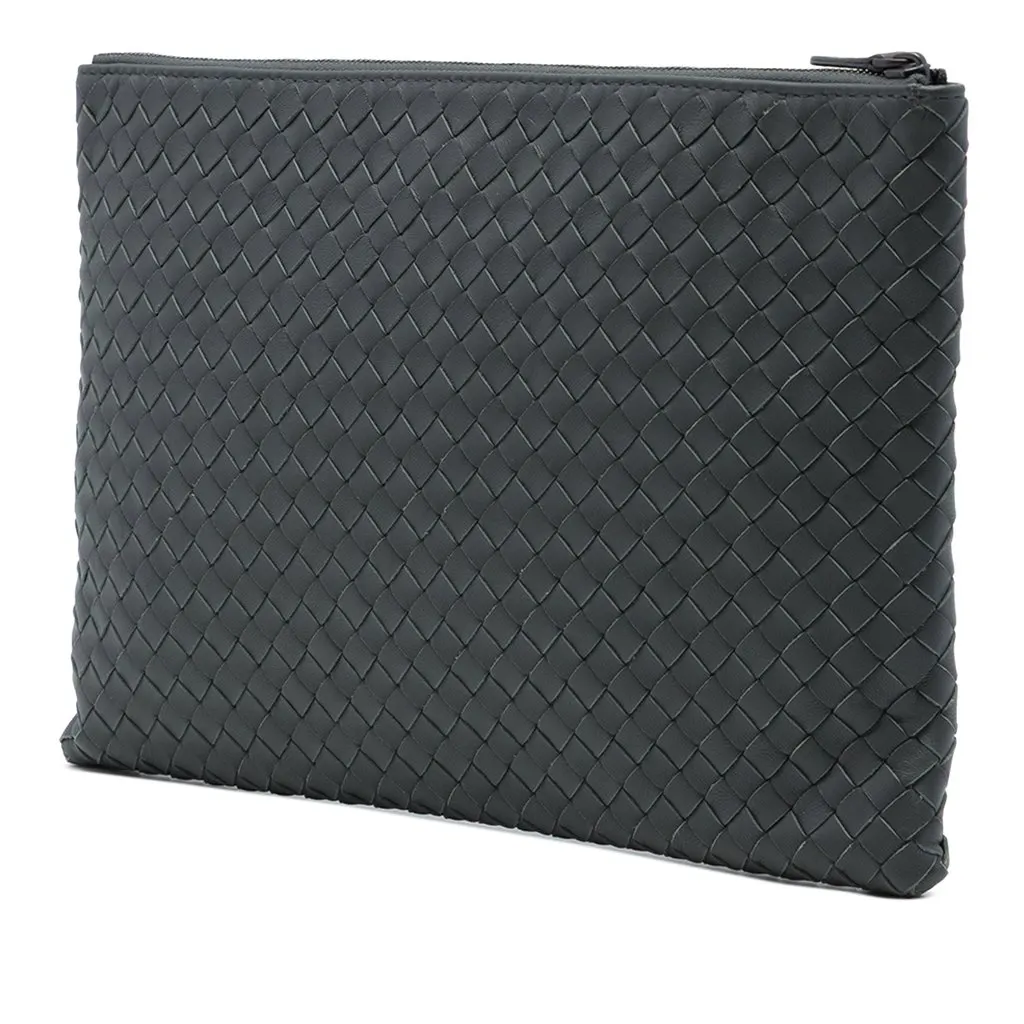 Bottega Veneta Nappa Intrecciato Clutch MultiColor Leather Very good - Back View