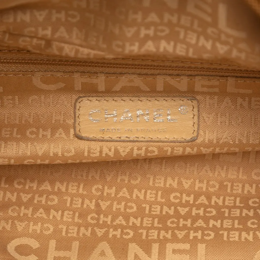 Chanel Small Quilted Metallic Calfskin Le Marais Bowler Bag Gold Leather Very good - Box View