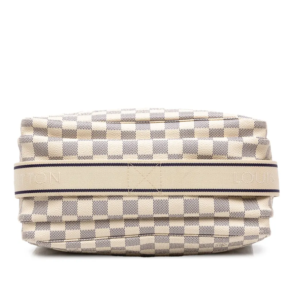 Louis Vuitton Damier Azur Naviglio White Canvas Very good - Inside View