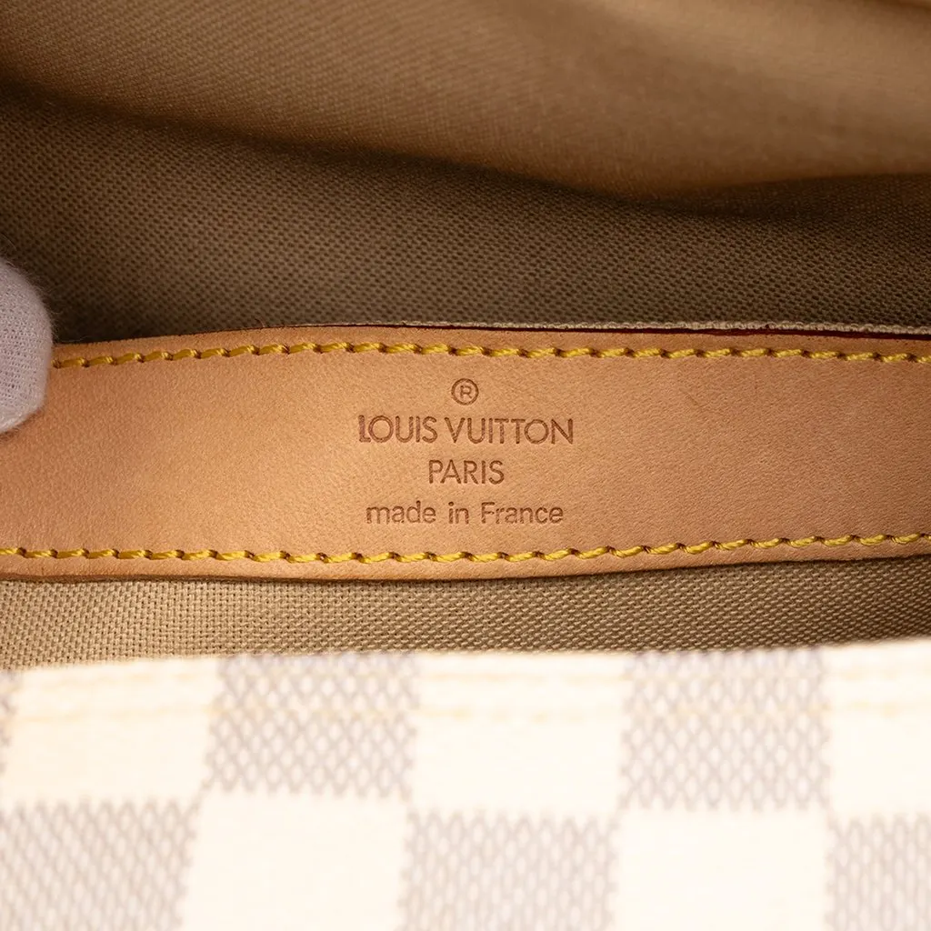 Louis Vuitton Damier Azur Naviglio White Canvas Very good - Box View
