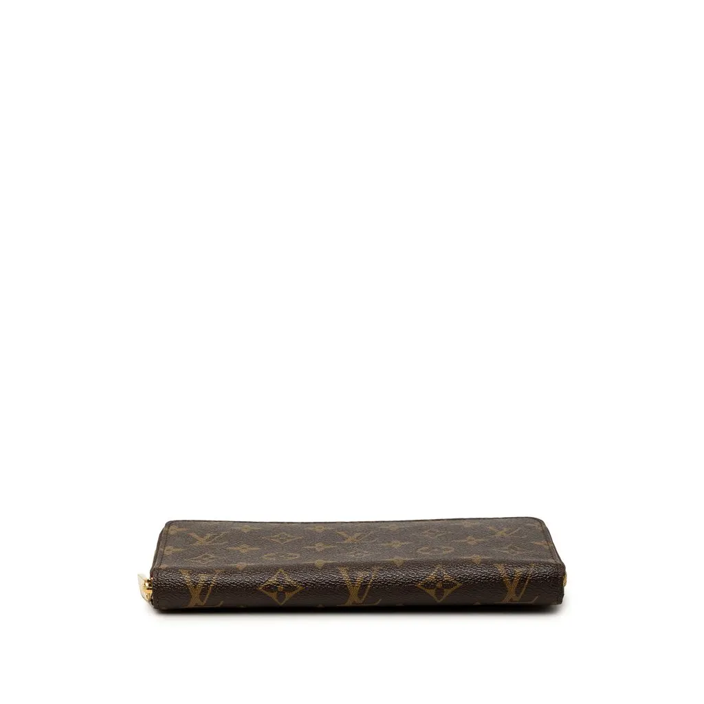 Louis Vuitton Monogram Zippy Organizer Wallet Brown Canvas Good - Inside View