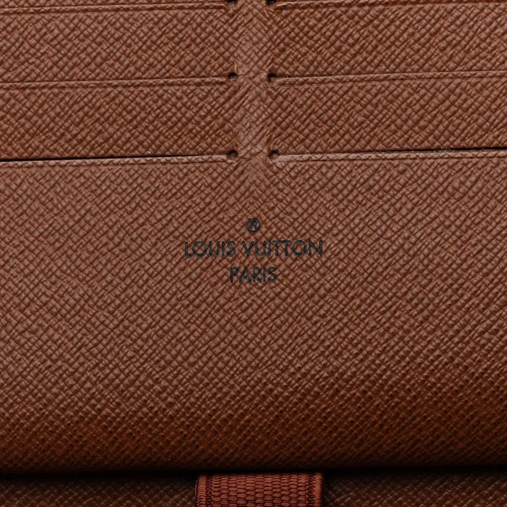 Louis Vuitton Monogram Zippy Organizer Wallet Brown Canvas Good - Box View