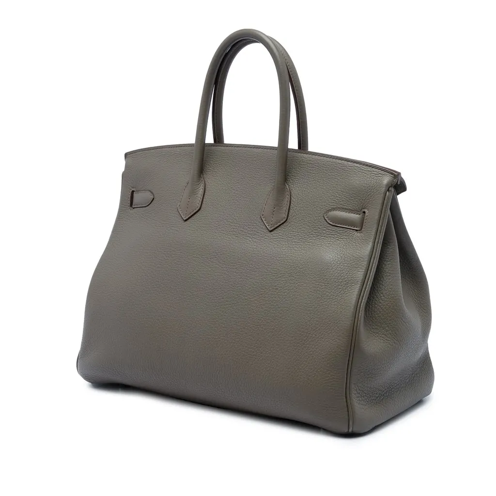 Hermès Togo Birkin Retourne 35 MultiColor Leather Good - Back View
