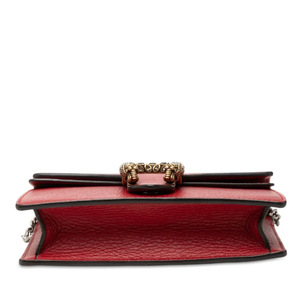 Gucci Mini Leather Dionysus Crossbody Red Leather Very good - Inside View
