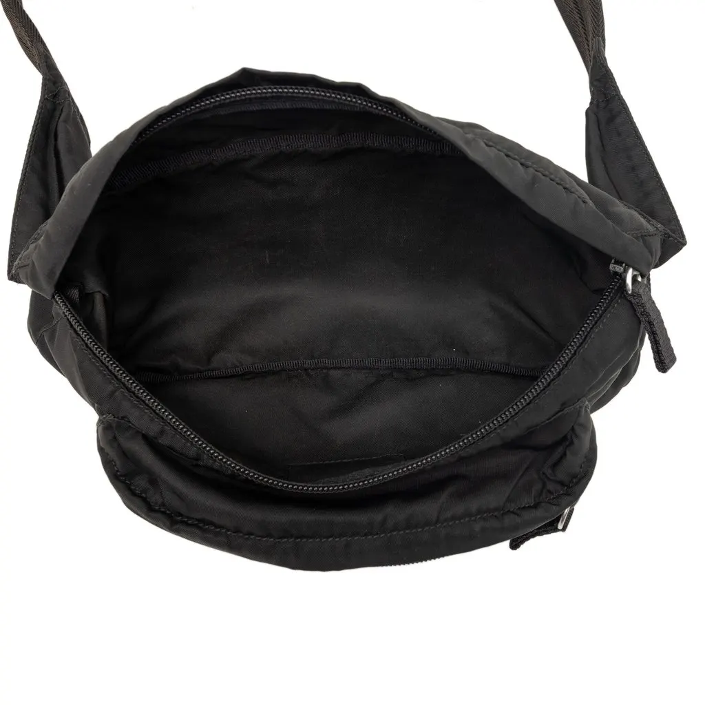 Prada Tessuto Belt Bag Black Very good - Model View
