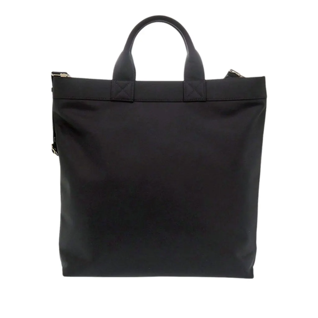 Burberry Econyl Nylon Logo Artie Convertible Tote Black Very good - Back View