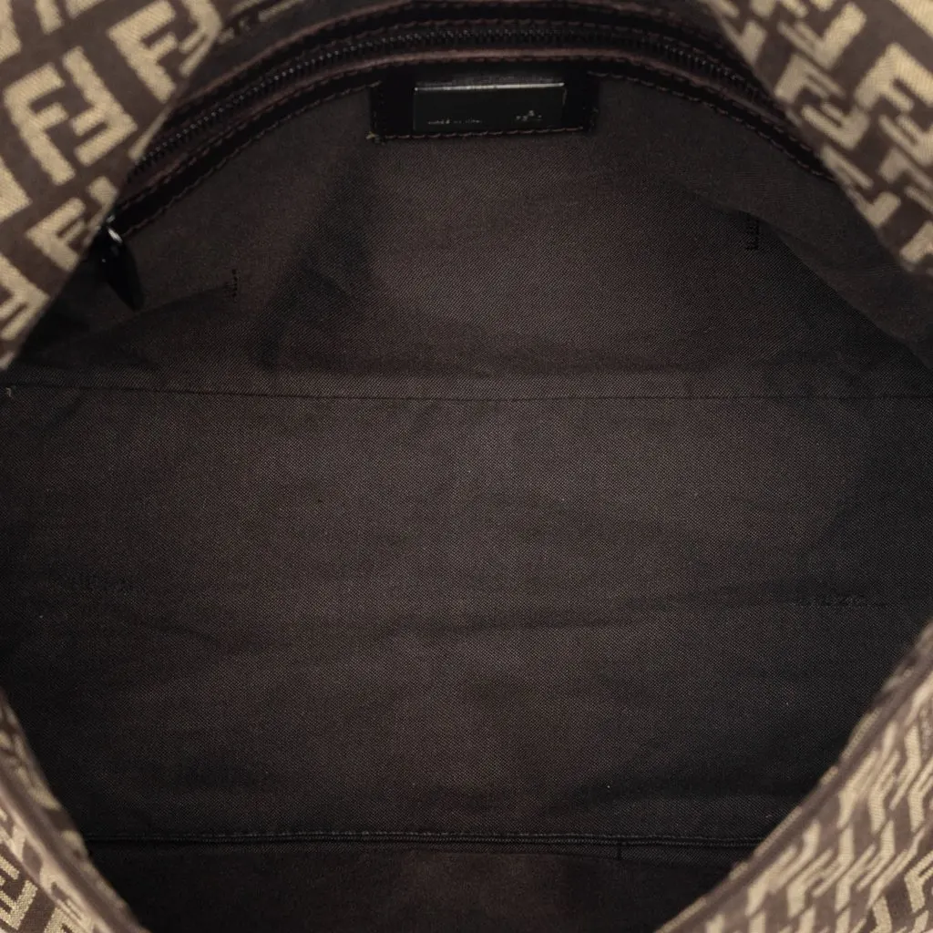 Fendi Zucchino Canvas Mamma Forever Brown Good - Model View