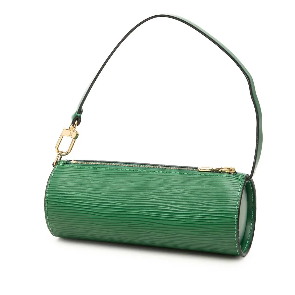 Louis Vuitton Epi Pochette Papillon Green Leather Very good - Back View