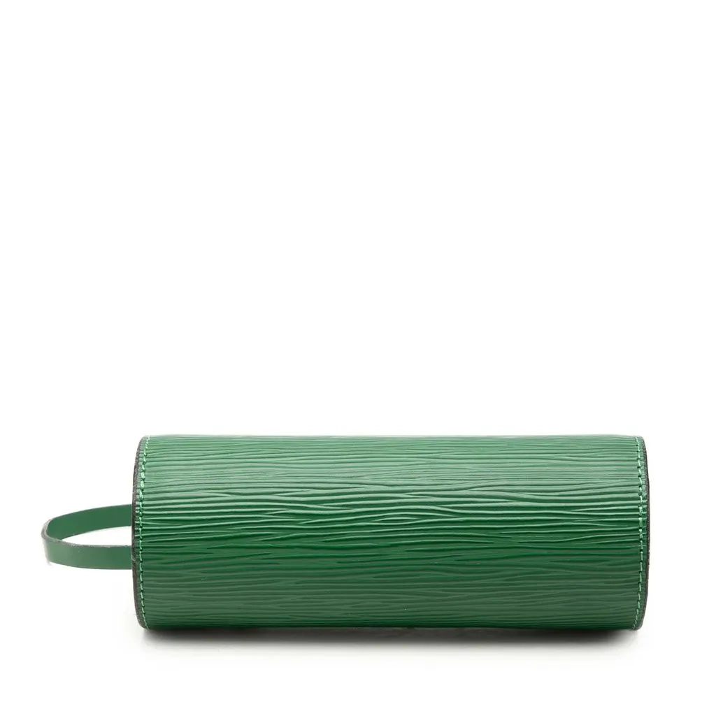 Louis Vuitton Epi Pochette Papillon Green Leather Very good - Inside View