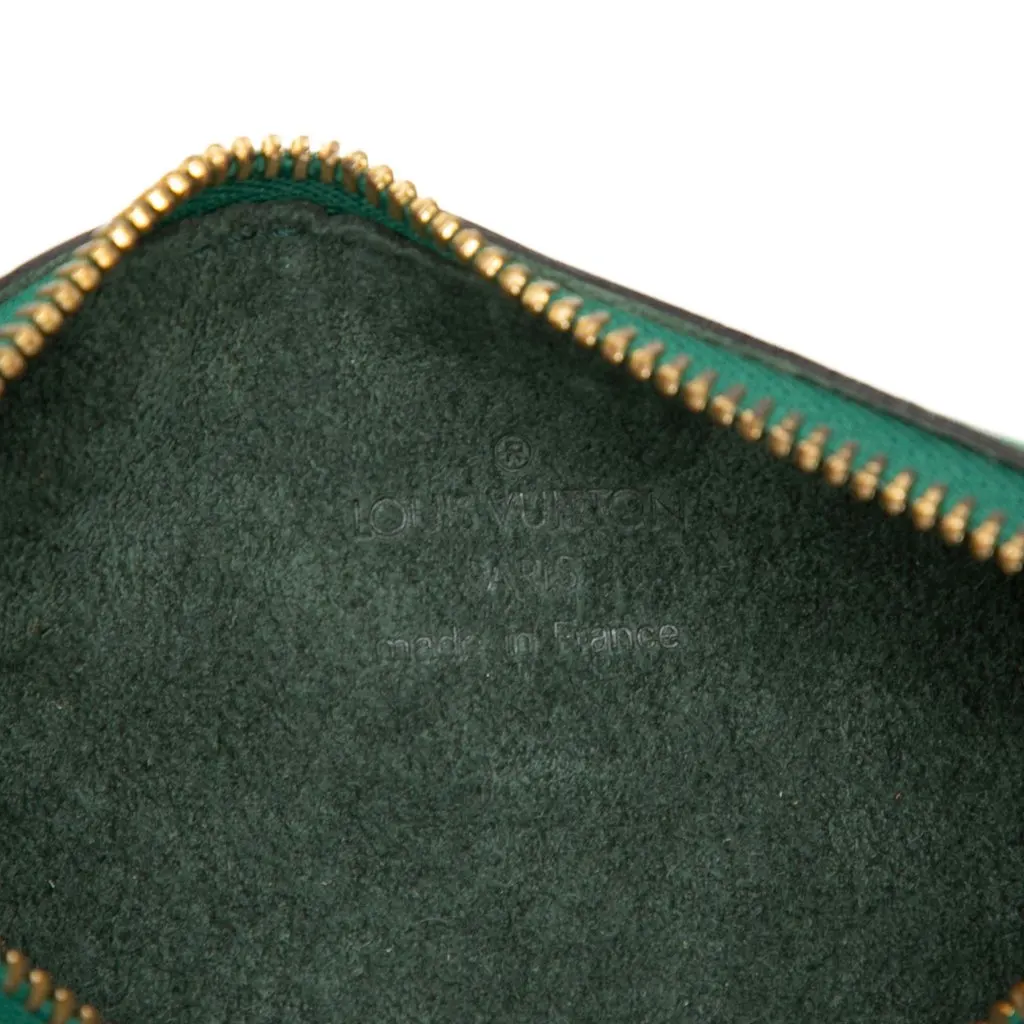 Louis Vuitton Epi Pochette Papillon Green Leather Very good - Box View