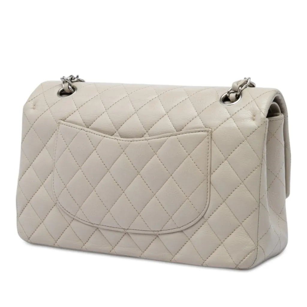 Chanel Medium Classic Caviar Double Flap MultiColor Leather Very good - Back View