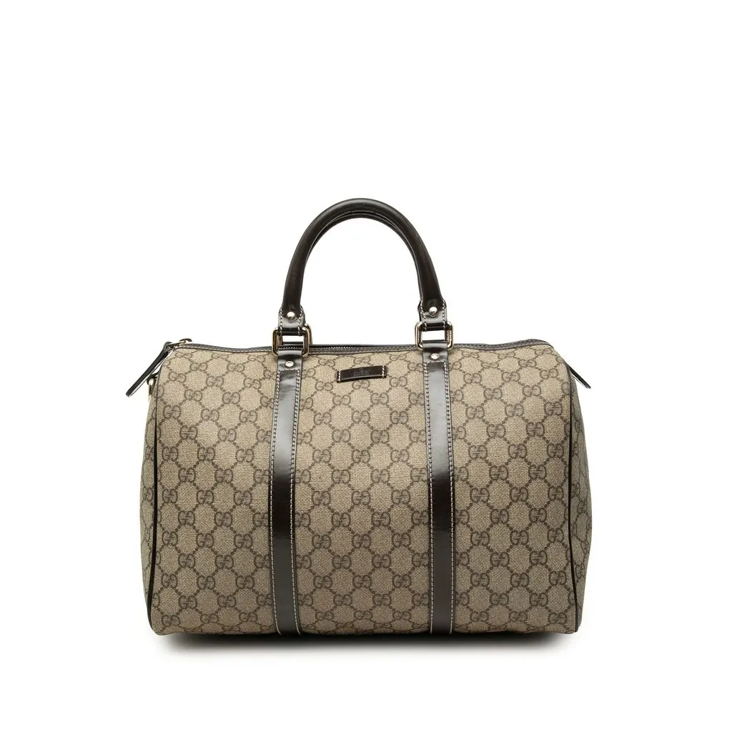 Gucci Medium GG Supreme Joy Boston Bag Beige Good - Front View