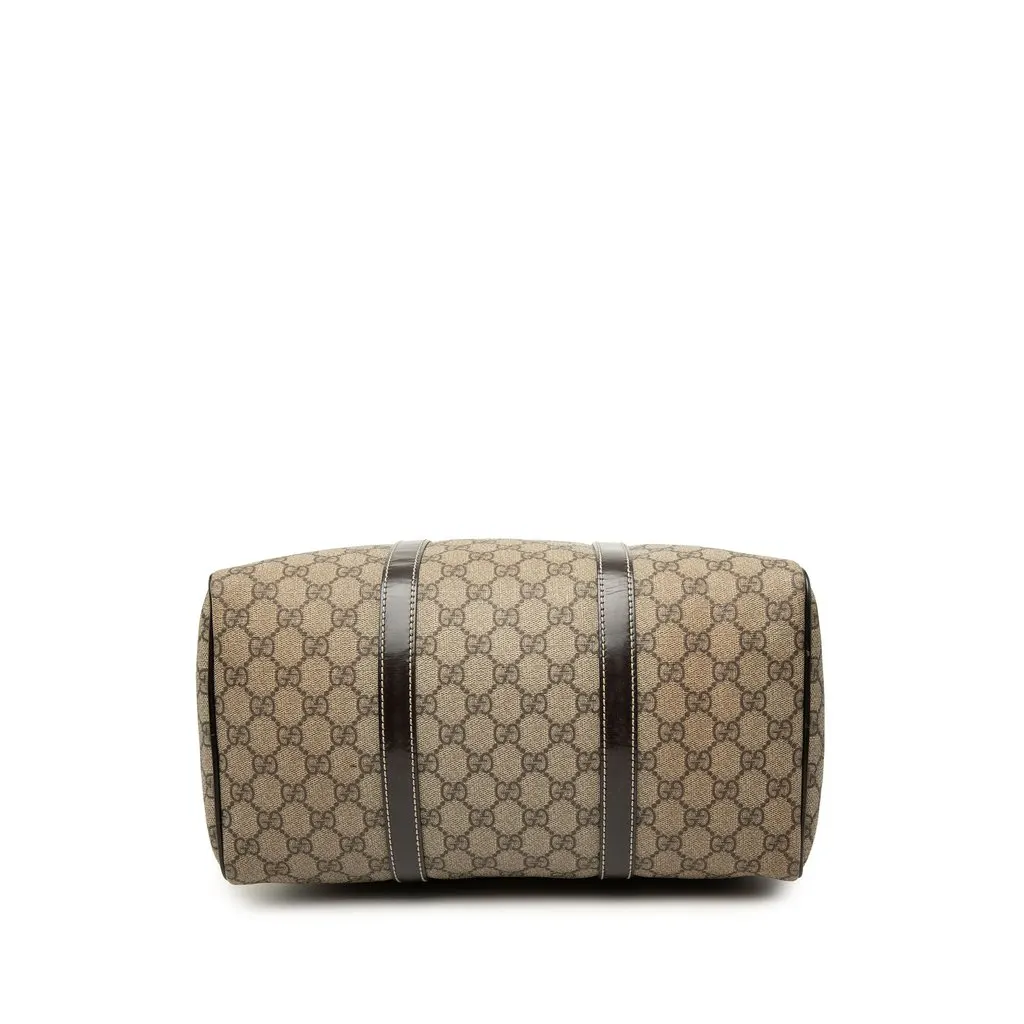 Gucci Medium GG Supreme Joy Boston Bag Beige Good - Inside View