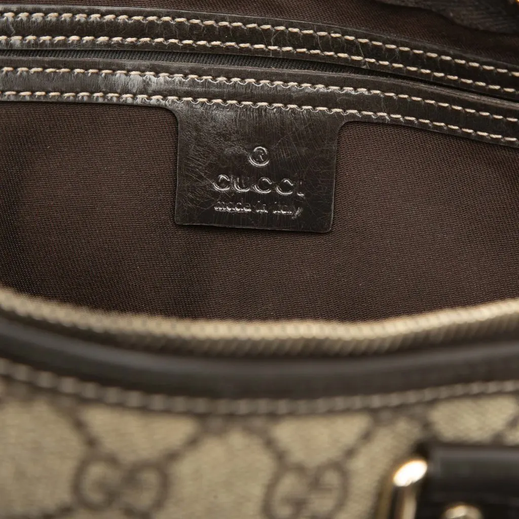 Gucci Medium GG Supreme Joy Boston Bag Beige Good - Box View