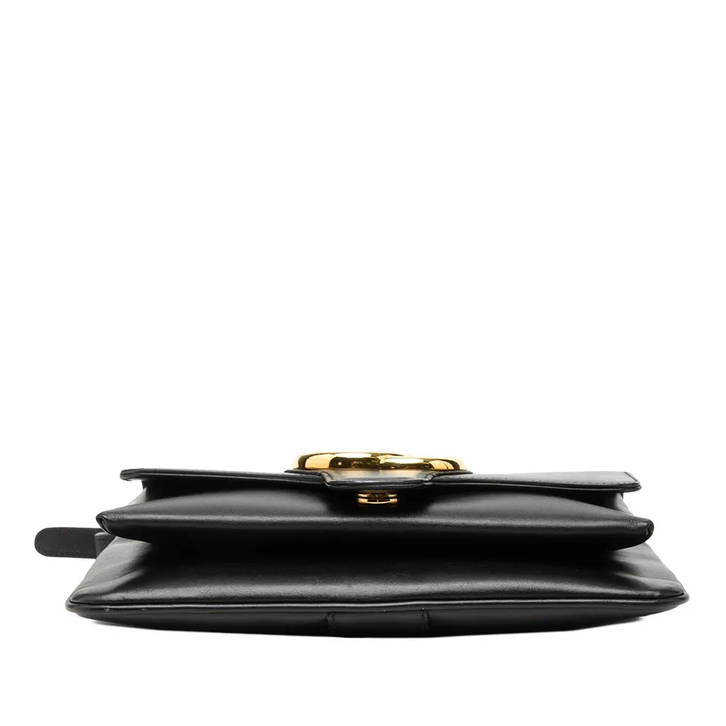 Gucci Small Calfskin Arli Crossbody Black Leather Very good - Inside View