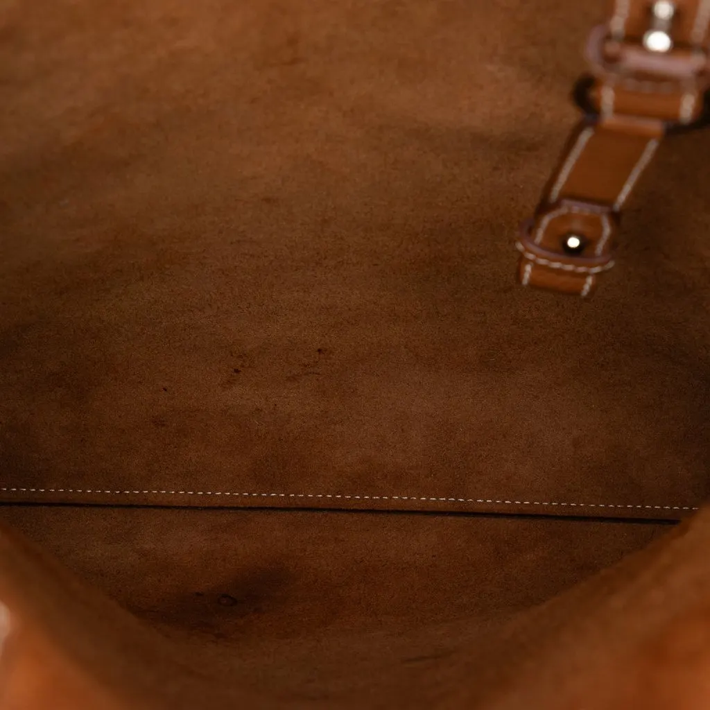 Hermès Negonda Cabas Vertige Tote Brown Leather Very good - Model View