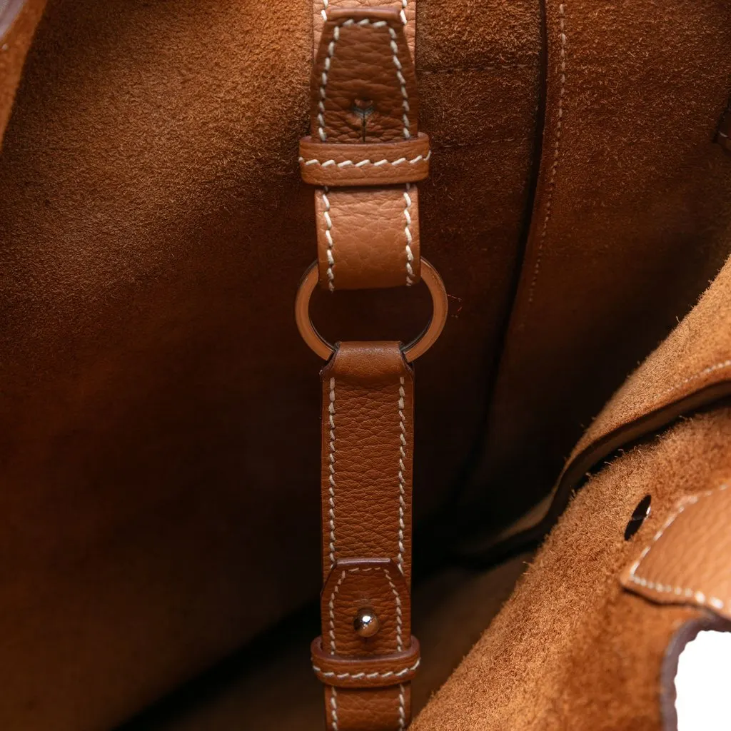 Hermès Negonda Cabas Vertige Tote Brown Leather Very good - Box View