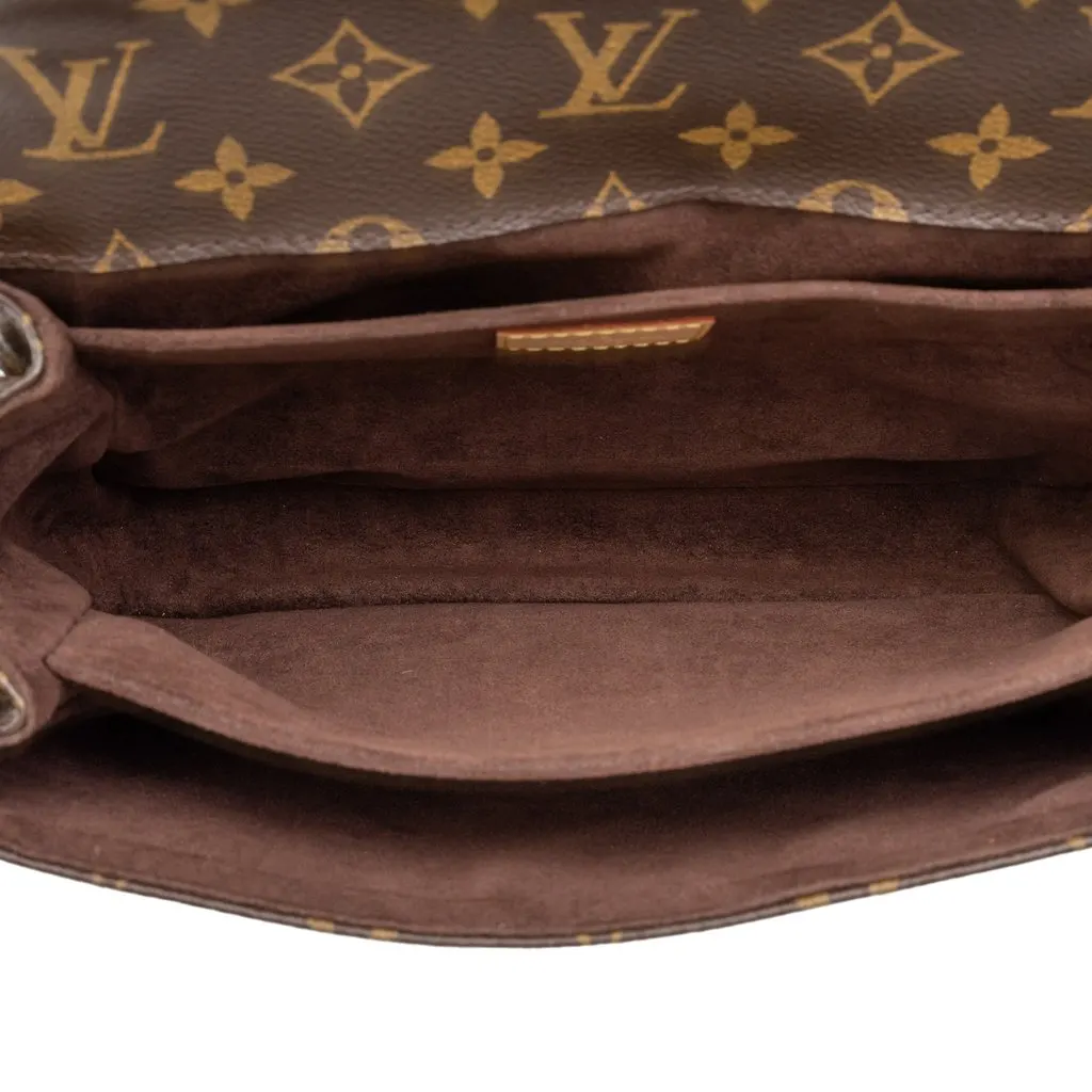 Louis Vuitton Monogram Pochette Metis Brown Canvas Good - Model View