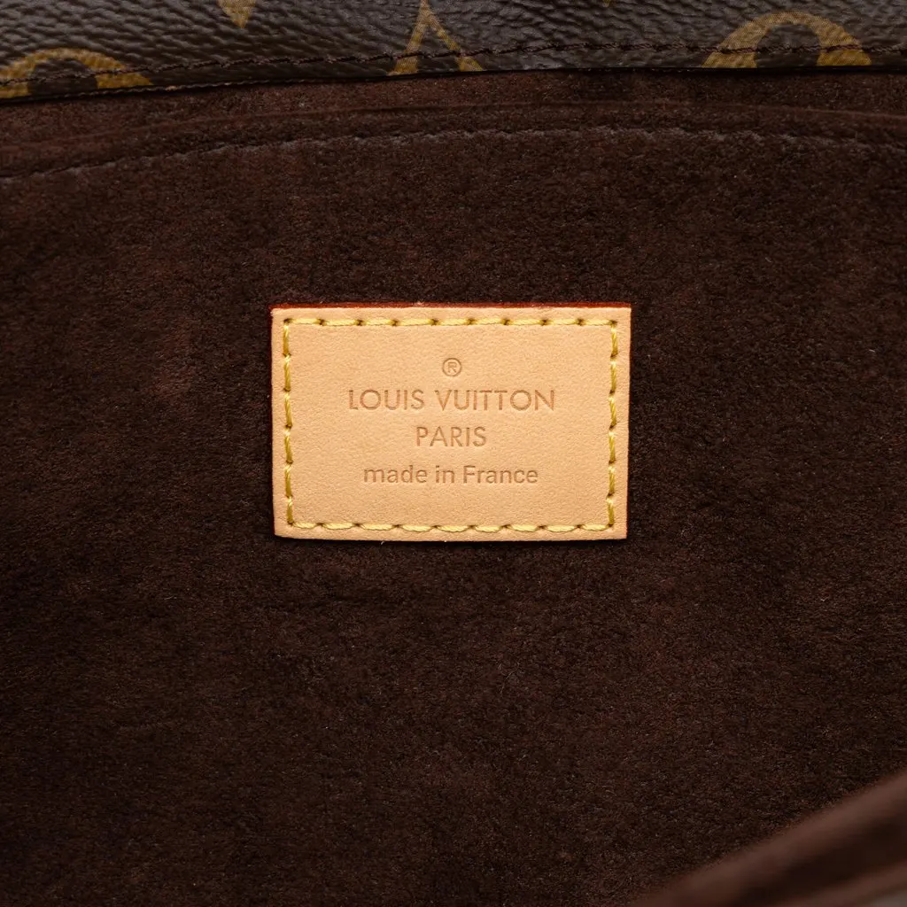 Louis Vuitton Monogram Pochette Metis Brown Canvas Good - Box View
