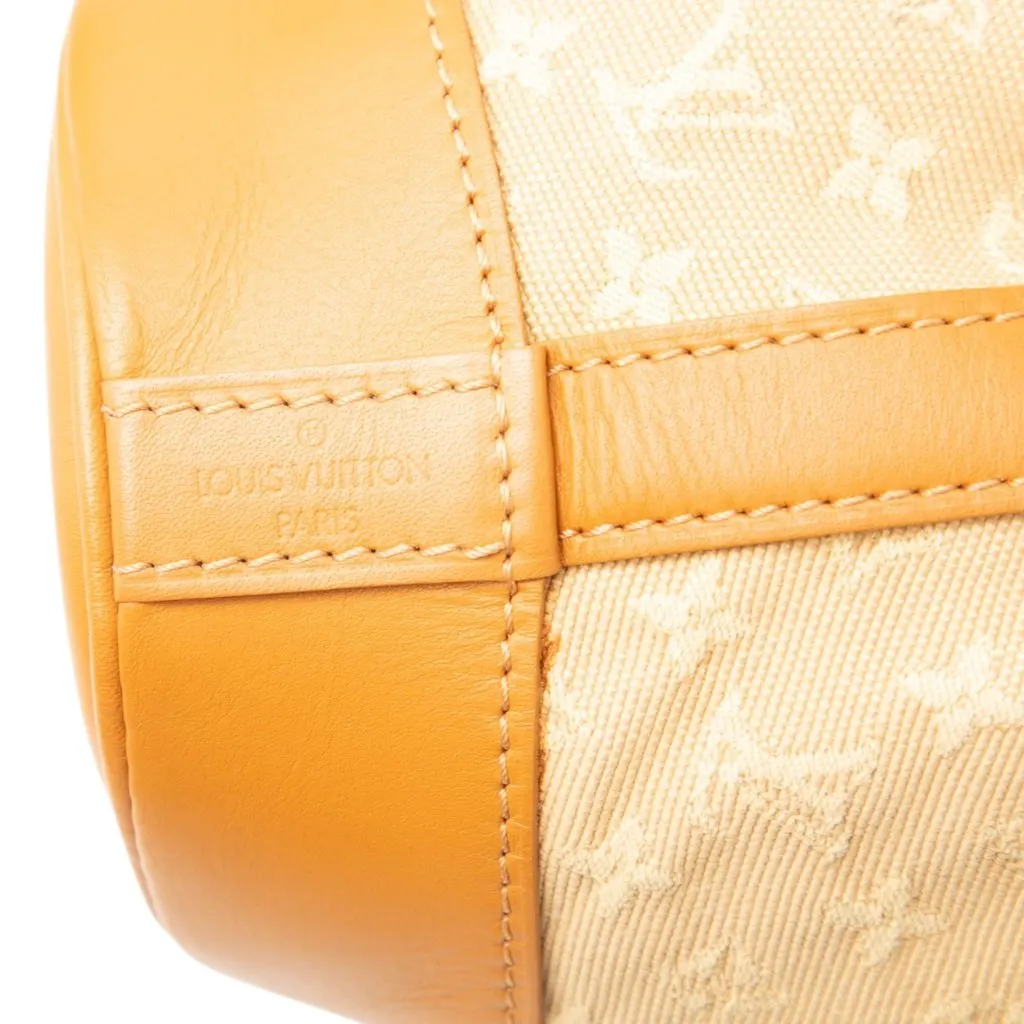 Louis Vuitton Monogram Mini Lin Noelie Beige Very good - Box View